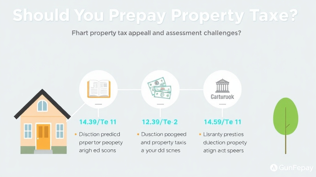 Action-oriented illustration showing how to apply should You Prepay Property Taxes? Strategy for Tax Deduction Timing