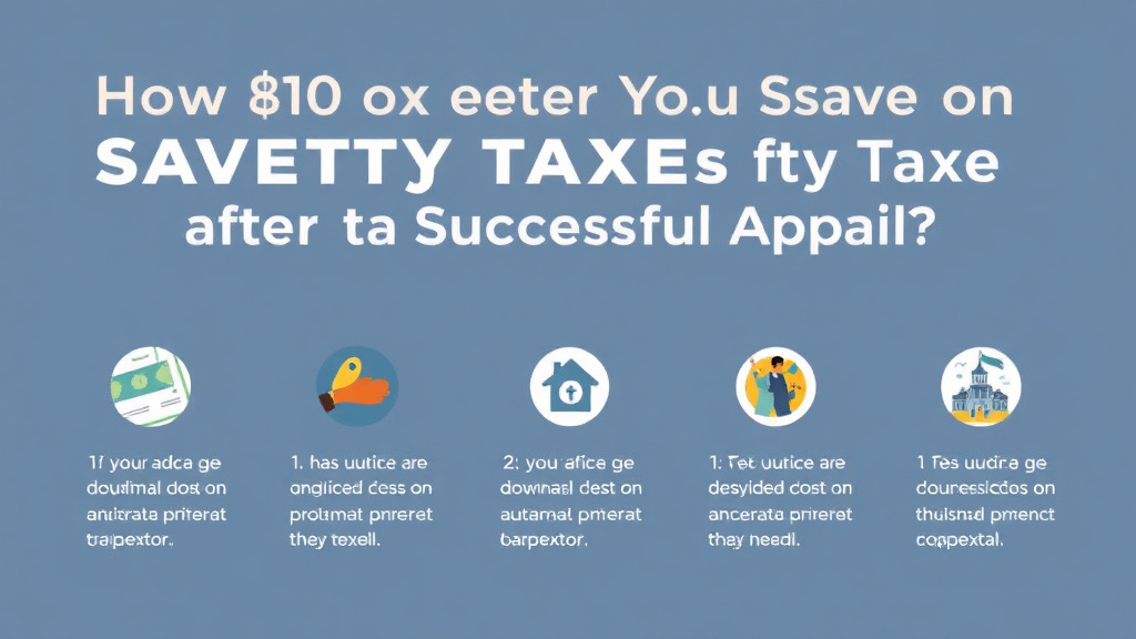 Process flow illustration for putting how Much Can You Save on Property Taxes After a Successful Appeal? into action
