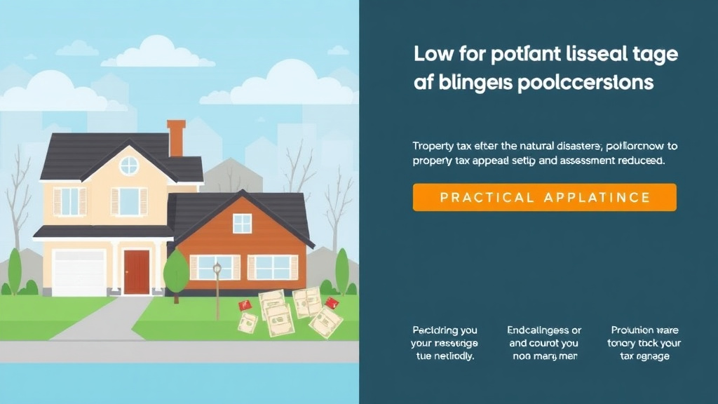 Practical workflow diagram for property Tax Relief After Natural Disasters: How to Get Your Assessment Reduced