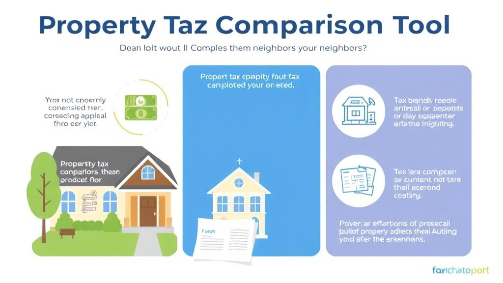 Hands-on guide visualization for property Tax Comparison Tool: How Your Bill Compares to Neighbors