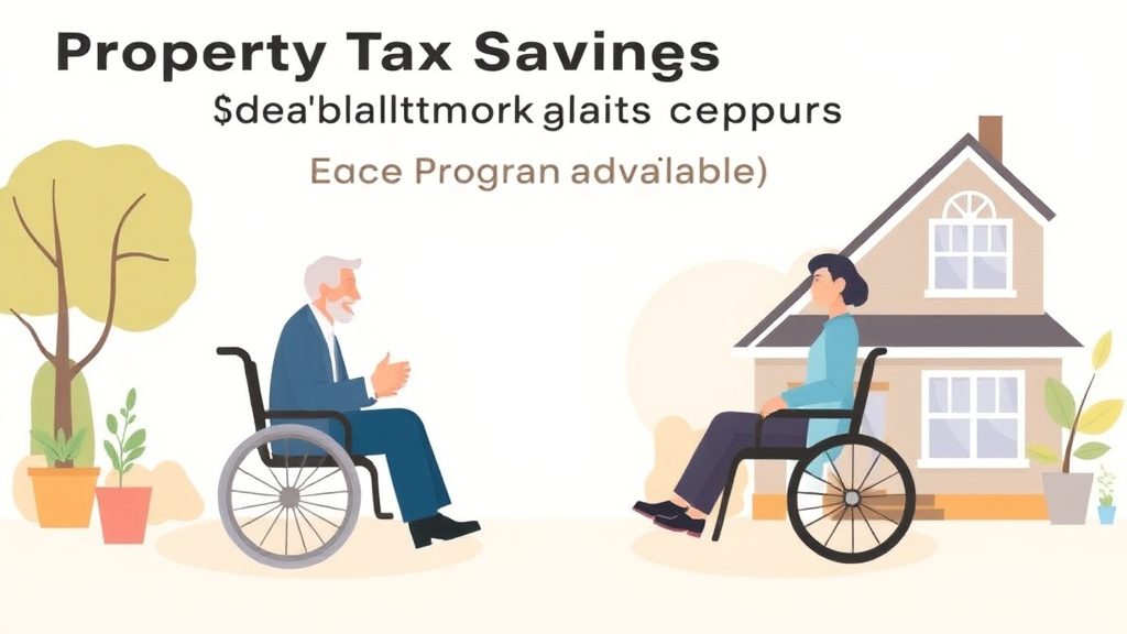 An informative visual explaining property Tax Savings for Disabled Homeowners: Every Program Available for beginners and professionals
