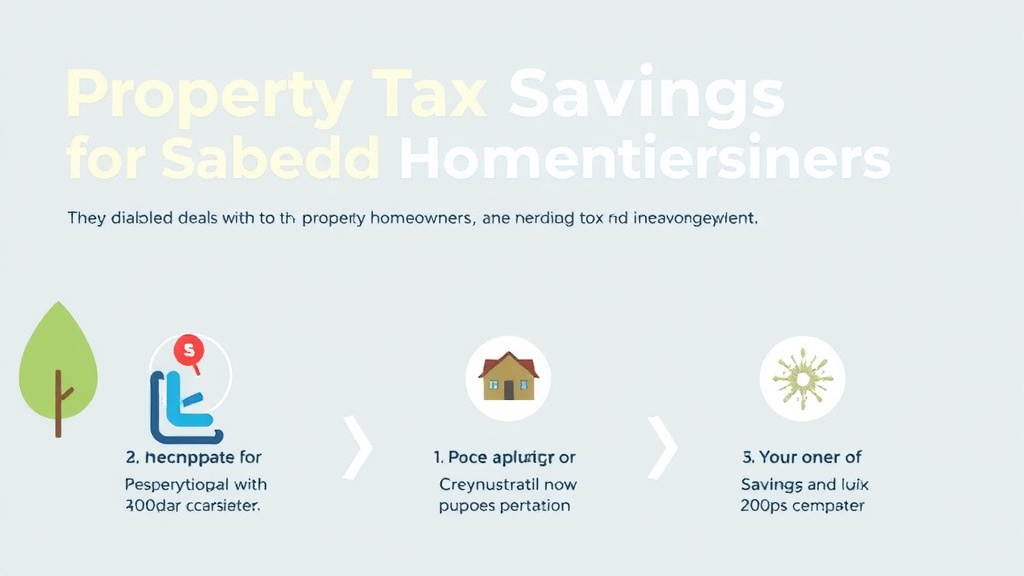 Practical checklist visual for property Tax Savings for Disabled Homeowners: Every Program Available
