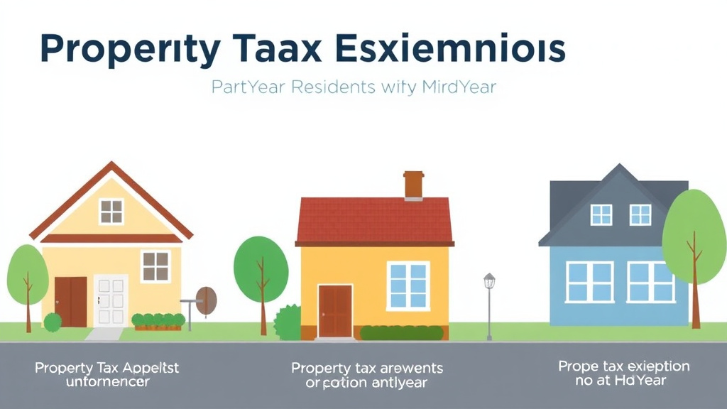 Practical checklist visual for property Tax Exemptions for Part-Year Residents: Moving Mid-Year