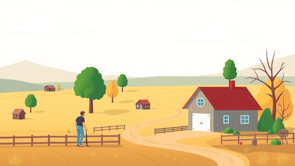 Educational graphic covering the essentials of property Tax Savings for Rural Homeowners: Land Classification and Ag Exemptions