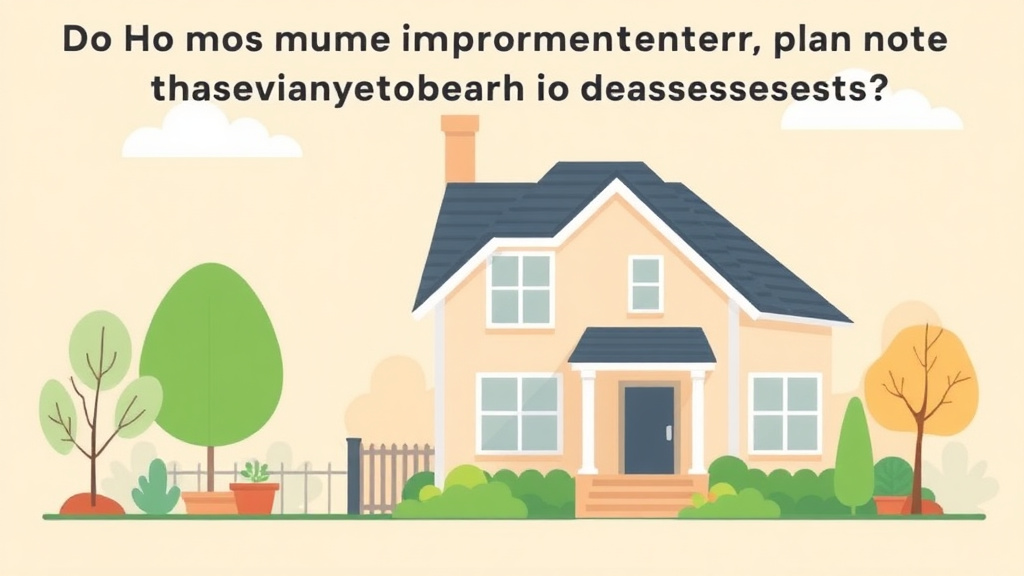 Detailed visual representation of do Home Improvements Raise Property Taxes? What Actually Triggers a Reassessment
