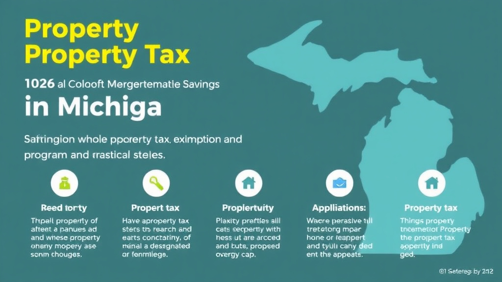 Practical checklist visual for property Tax Savings in Michigan: Every Exemption and Program Available (2026)