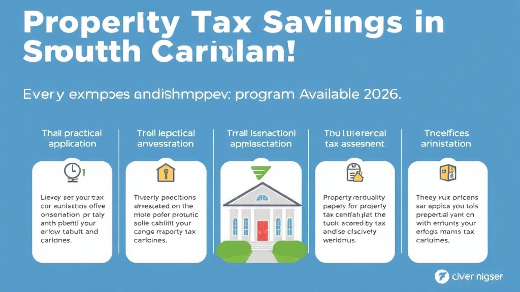Hands-on guide visualization for property Tax Savings in South Carolina: Every Exemption and Program Available (2026)