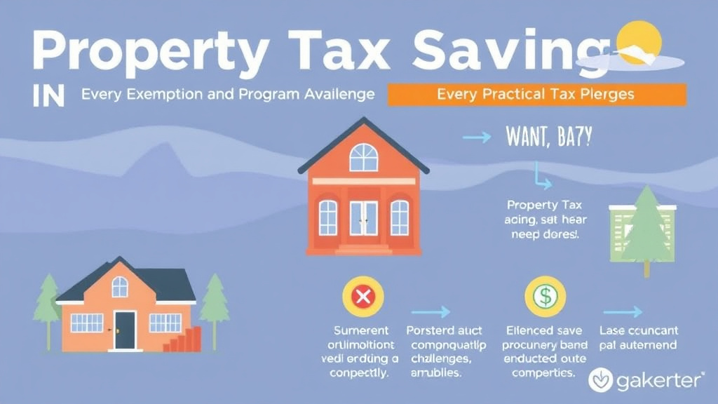 Practical workflow diagram for property Tax Savings in Utah: Every Exemption and Program Available (2026)