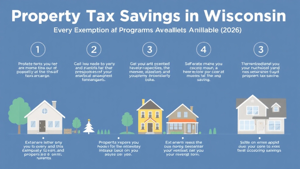 Practical workflow diagram for property Tax Savings in Wisconsin: Every Exemption and Program Available (2026)