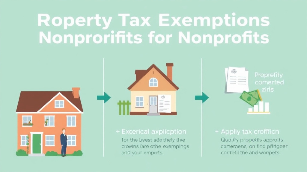 Hands-on guide visualization for property Tax Exemptions for Nonprofits: Qualifying and Applying