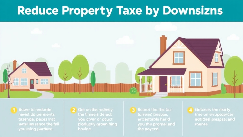 Process flow illustration for putting reduce Property Taxes by Downsizing: Tax Implications of Moving to a Smaller Home into action