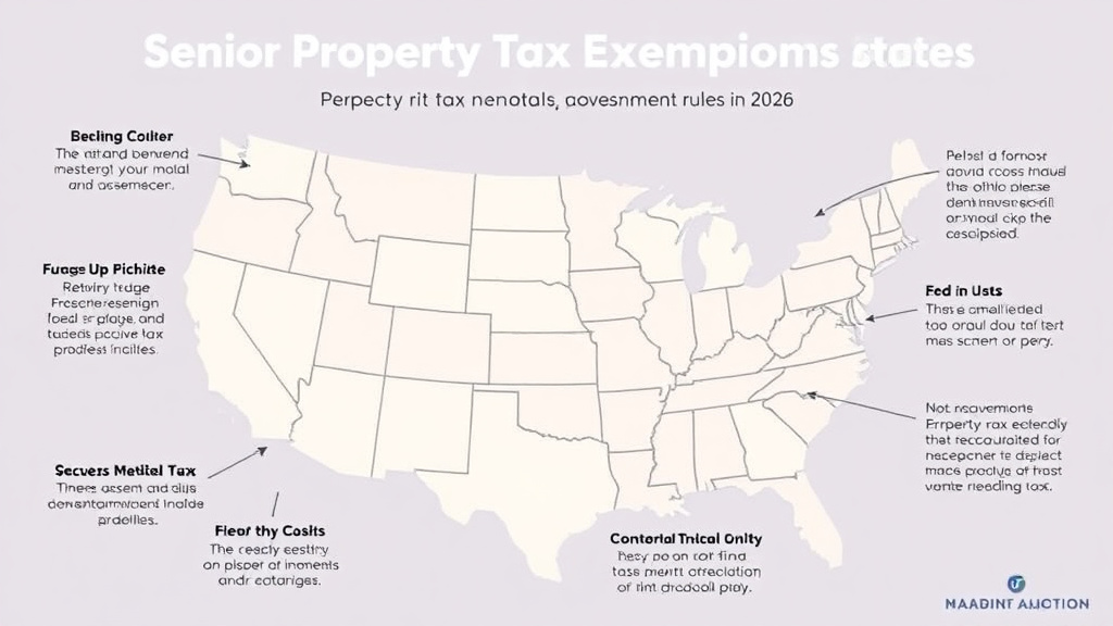 Process flow illustration for putting senior Property Tax Exemption: Every State's Rules in 2026 into action