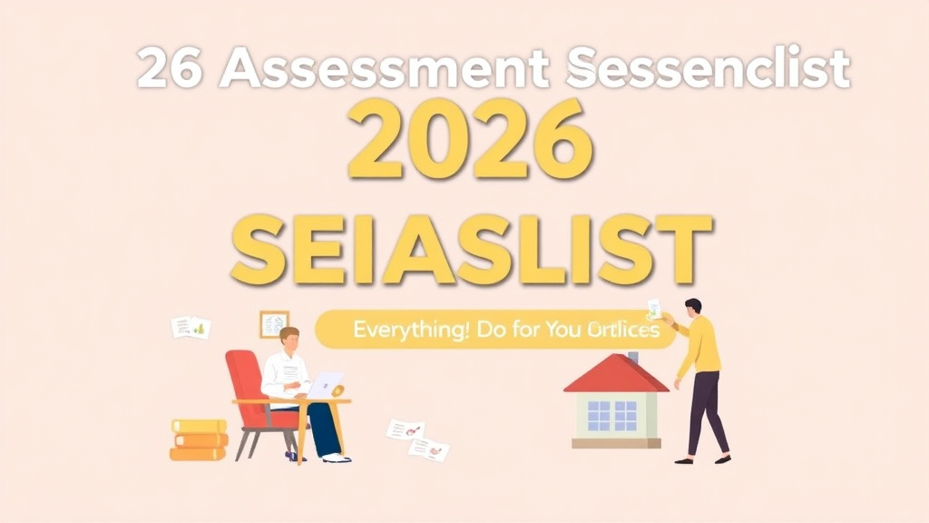 Illustration breaking down the fundamentals of 2026 Assessment Season Checklist: Everything to Do Before You File