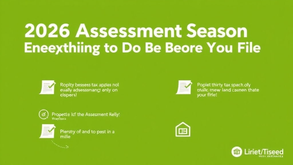 Step-by-step visual guide for implementing 2026 Assessment Season Checklist: Everything to Do Before You File