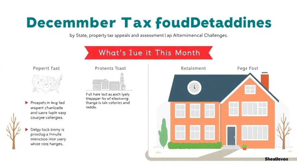 Implementation roadmap for december Property Tax Deadlines by State: What's Due This Month with actionable steps