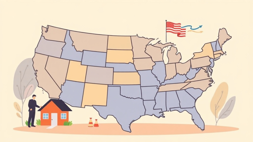 Conceptual diagram showing how july Property Tax Deadlines by State: What's Due This Month works in practice