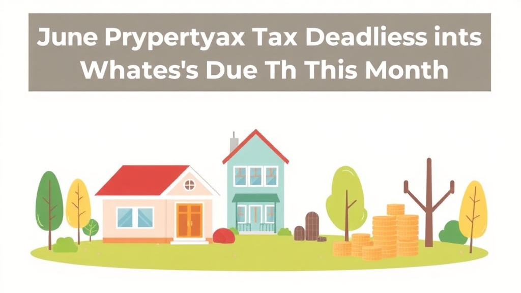 Clear illustration of june Property Tax Deadlines by State: What's Due This Month with supporting details