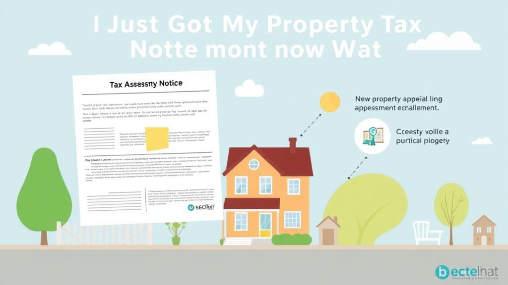 Real-world application diagram for i Just Got My Property Tax Assessment Notice -- Now What?