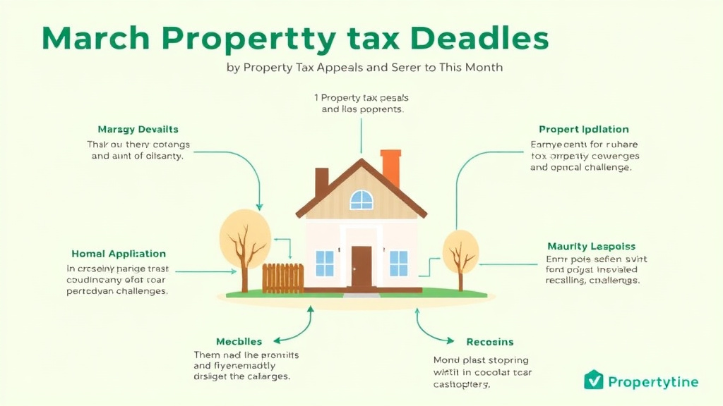 Step-by-step visual guide for implementing march Property Tax Deadlines by State: What's Due This Month
