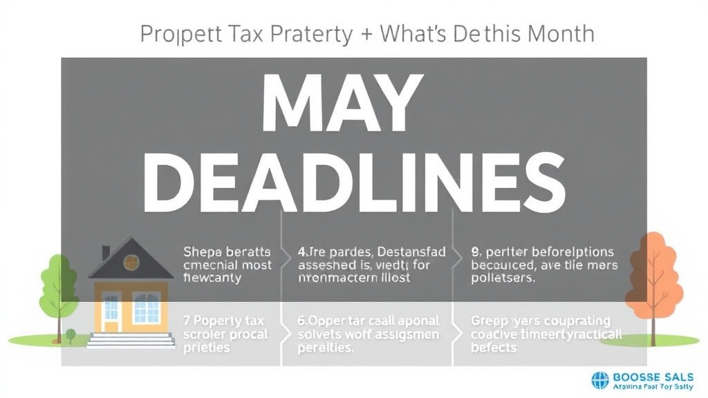 Practical workflow diagram for may Property Tax Deadlines by State: What's Due This Month