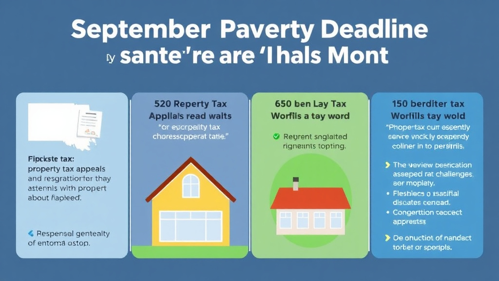 Real-world application diagram for september Property Tax Deadlines by State: What's Due This Month