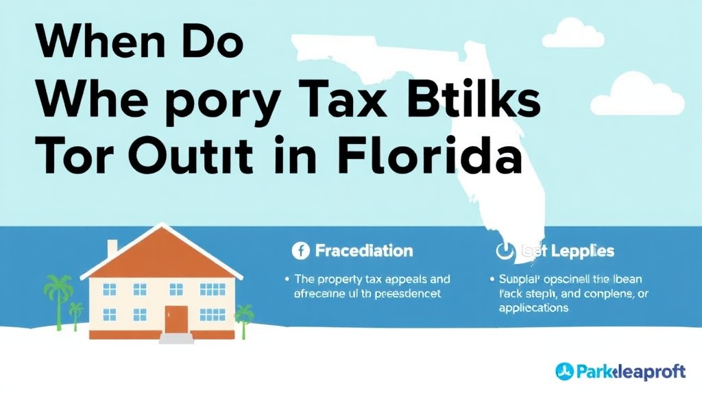 Practical checklist visual for when Do Property Tax Bills Come Out in Florida? Key Dates and Deadlines
