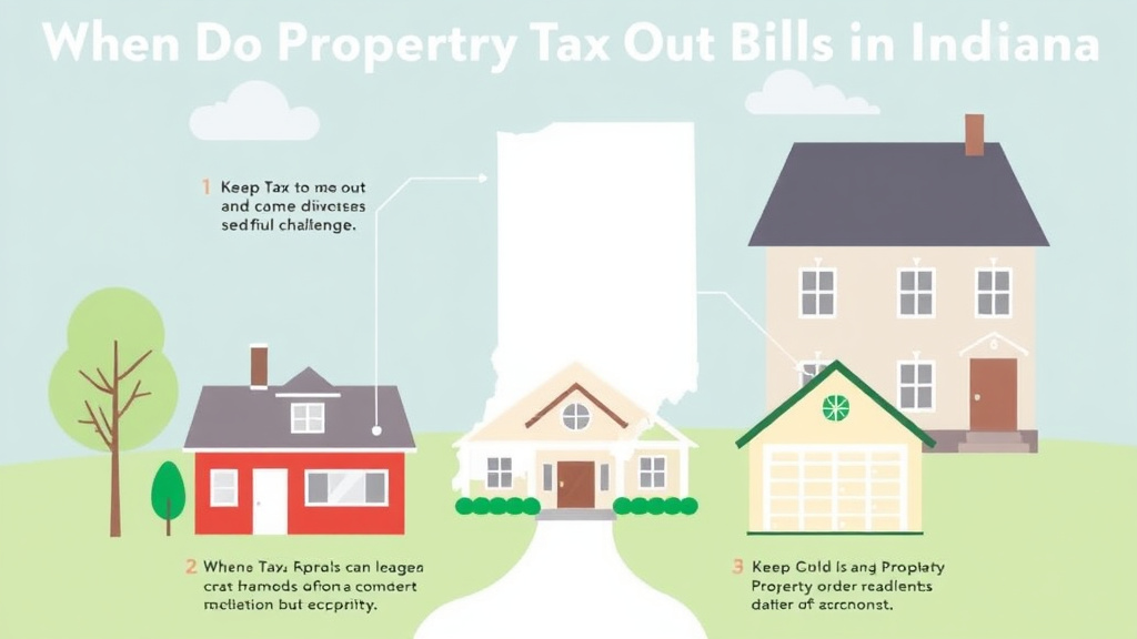 Hands-on guide visualization for when Do Property Tax Bills Come Out in Indiana? Key Dates and Deadlines