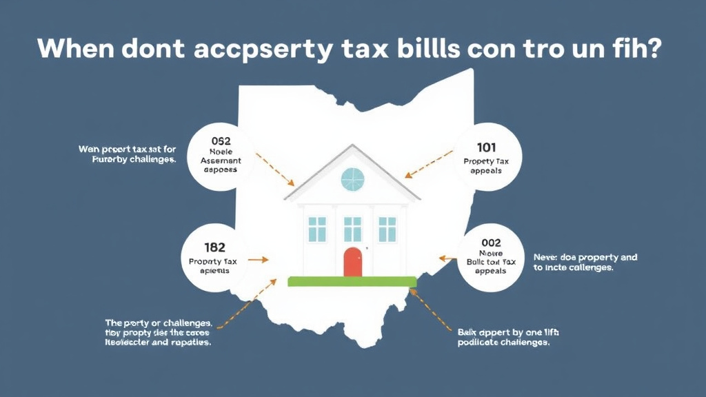 Real-world application diagram for when Do Property Tax Bills Come Out in Ohio? Key Dates and Deadlines