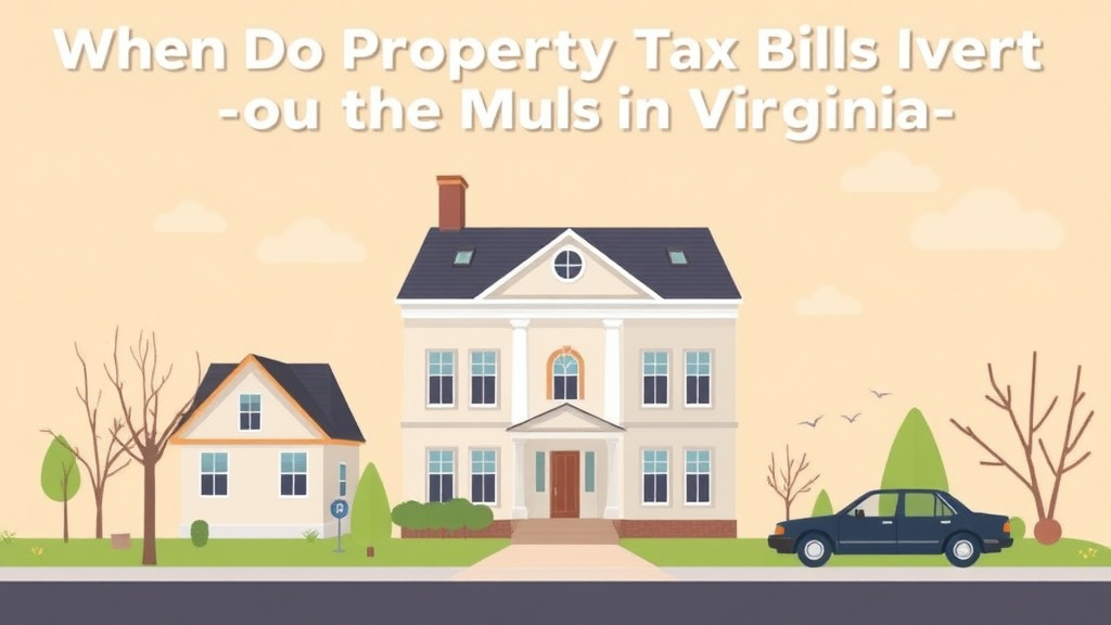 Clear illustration of when Do Property Tax Bills Come Out in Virginia? Key Dates and Deadlines with supporting details