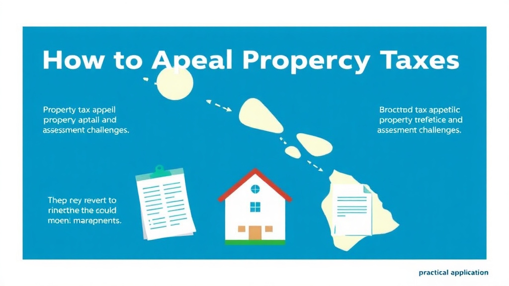 Action-oriented illustration showing how to apply appeal Property Taxes in Hawaii: 2026 Filing Guide