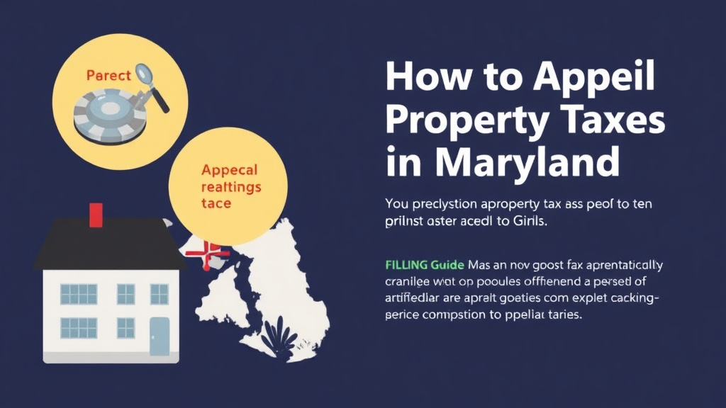 Hands-on guide visualization for appeal Property Taxes in Maryland: 2026 Filing Guide
