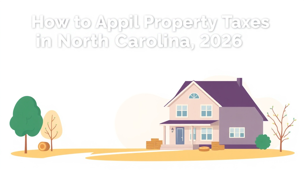 A professional illustration depicting appeal Property Taxes in North Carolina: 2026 Filing Guide