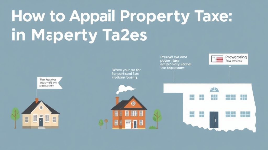 Action-oriented illustration showing how to apply appeal Property Taxes in Oklahoma: 2026 Filing Guide