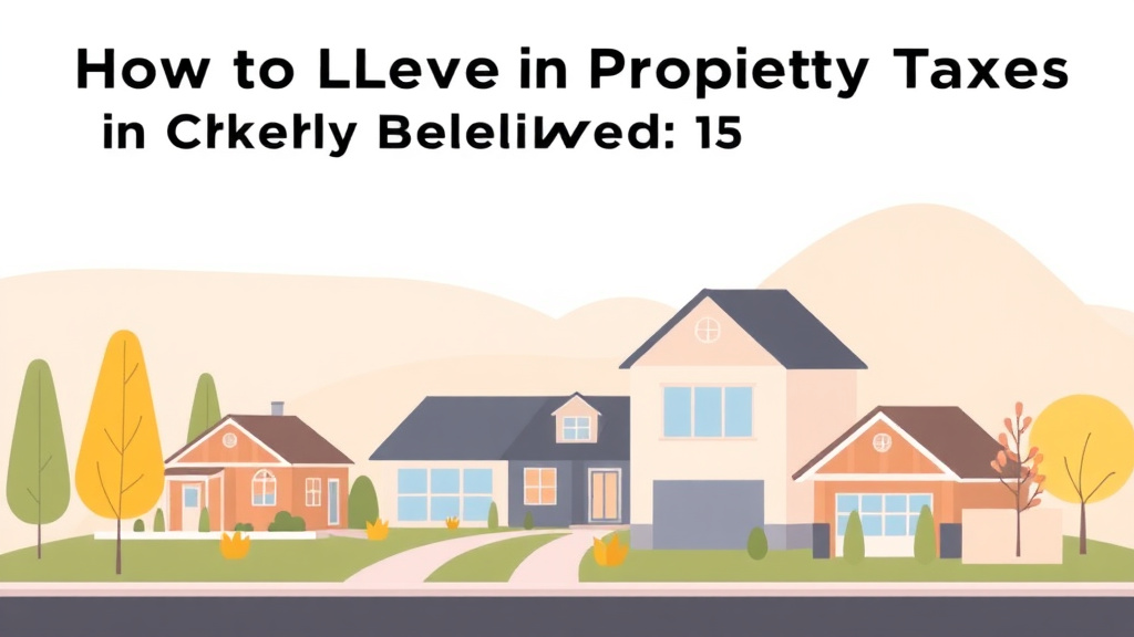 An informative visual explaining lower Property Taxes in California: Beyond Prop 13 for beginners and professionals
