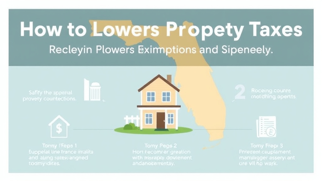 Practical checklist visual for lower Property Taxes in Florida: Exemptions and Appeals