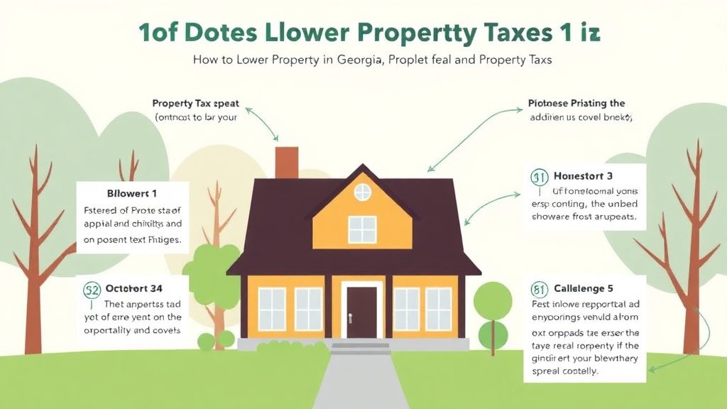 Real-world application diagram for lower Property Taxes in Georgia: Homestead and Appeal Options