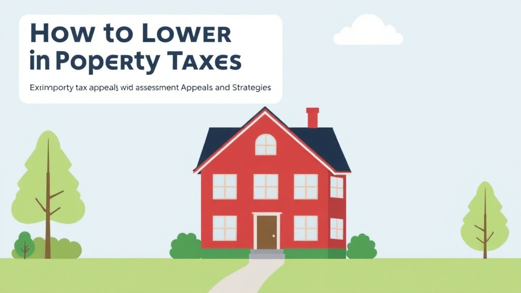 Action-oriented illustration showing how to apply lower Property Taxes in Maine: Exemptions, Appeals, and Strategies
