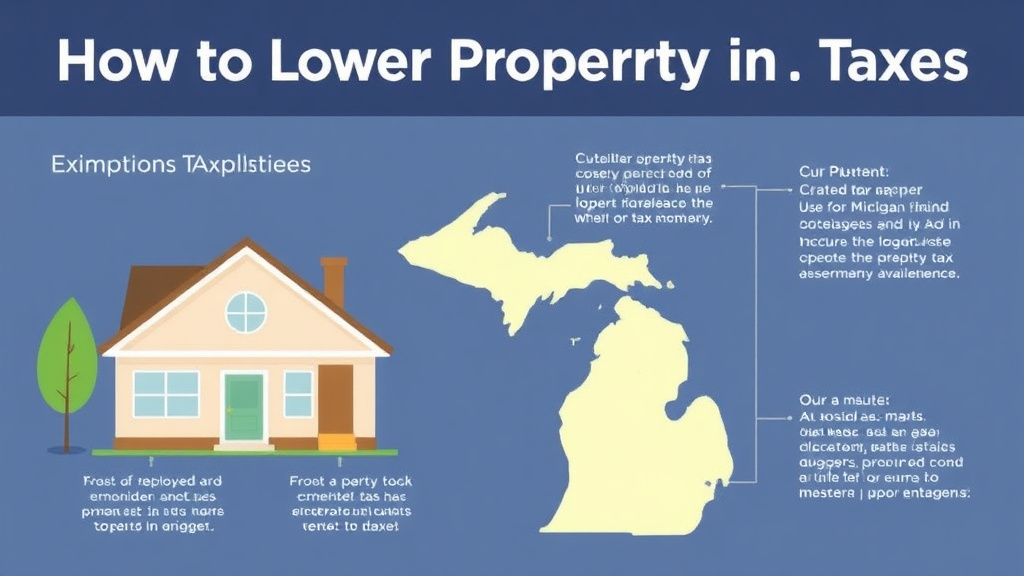 Real-world application diagram for lower Property Taxes in Michigan: Exemptions, Appeals, and Strategies