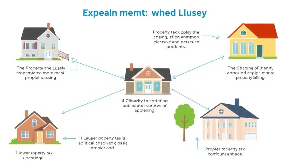 Action-oriented illustration showing how to apply lower Property Taxes in Mississippi: Exemptions, Appeals, and Strategies