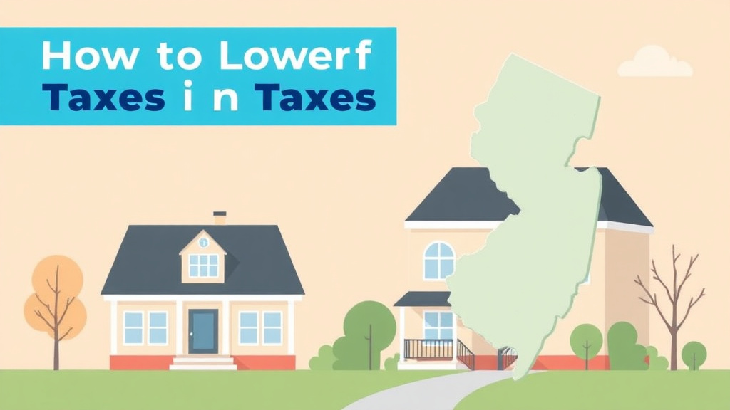 Illustration breaking down the fundamentals of lower Property Taxes in NJ: The Complete Playbook