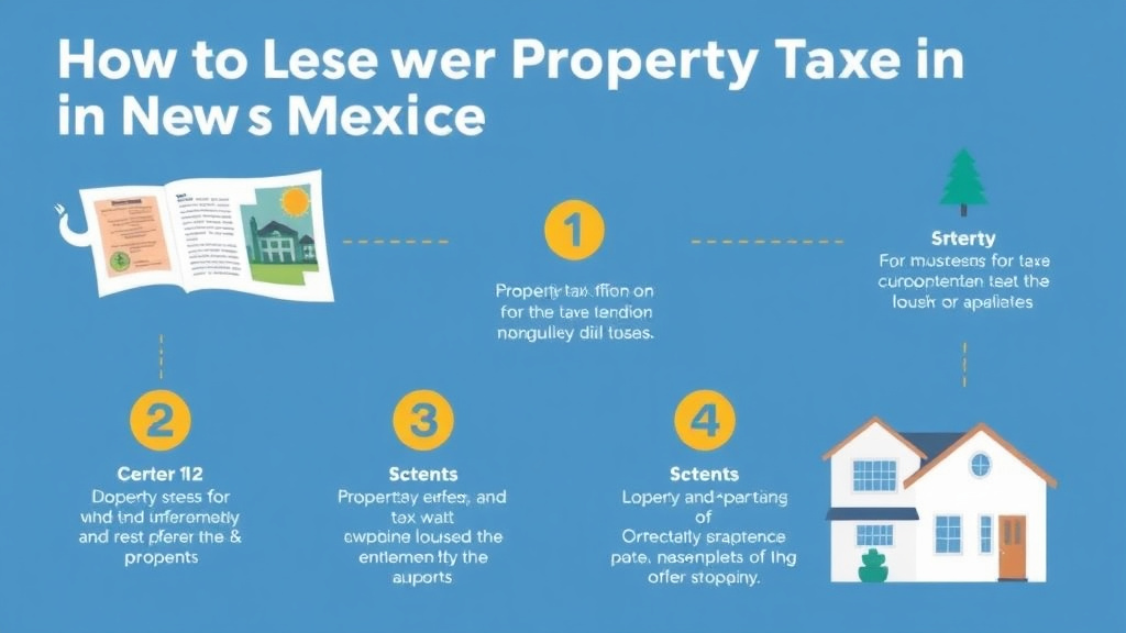 Hands-on guide visualization for lower Property Taxes in New Mexico: Exemptions, Appeals, and Strategies