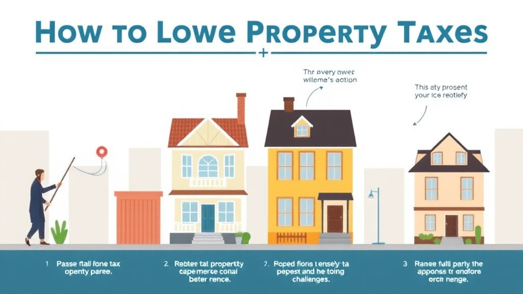 Process flow illustration for putting lower Property Taxes in New York: Exemptions, Appeals, and Strategies into action