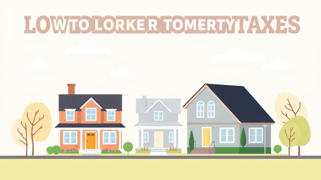 A professional illustration depicting lower Property Taxes in Tennessee: Exemptions, Appeals, and Strategies