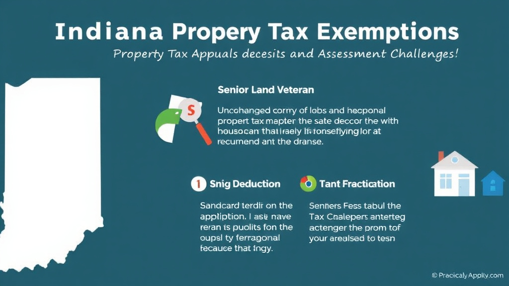 Implementation roadmap for indiana Property Tax Exemptions: Standard Deduction, Senior, and Veteran with actionable steps