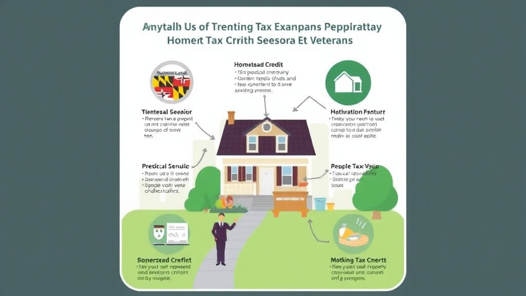Hands-on guide visualization for maryland Property Tax Exemptions: Homestead Credit, Senior, and Veteran