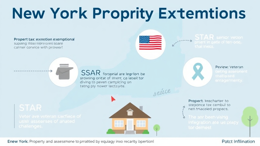 Hands-on guide visualization for new York Property Tax Exemptions: STAR, Senior, Veteran, and More