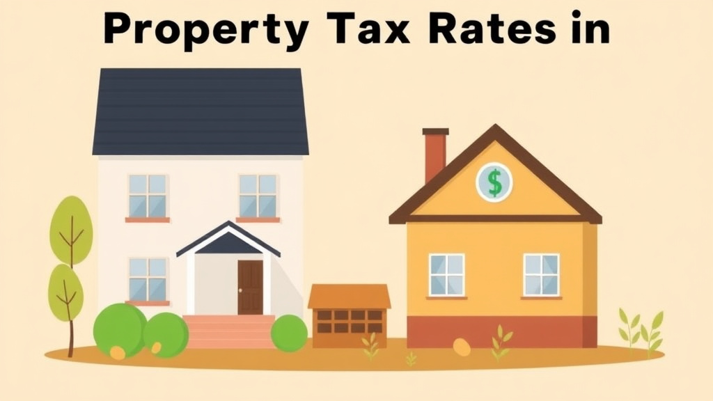 Educational graphic covering the essentials of property Tax Rates in Illinois: How Much You Actually Pay (2026)