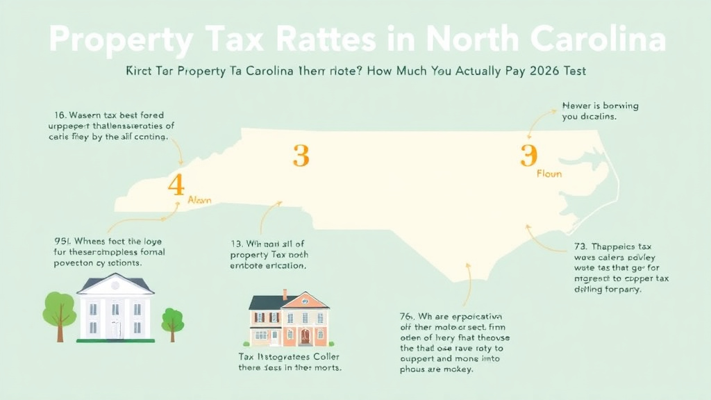 Process flow illustration for putting property Tax Rates in North Carolina: How Much You Actually Pay (2026) into action