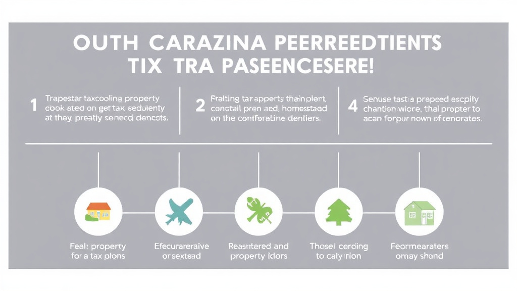 Practical checklist visual for south Carolina Property Tax Exemptions: Homestead, Senior, and Veteran